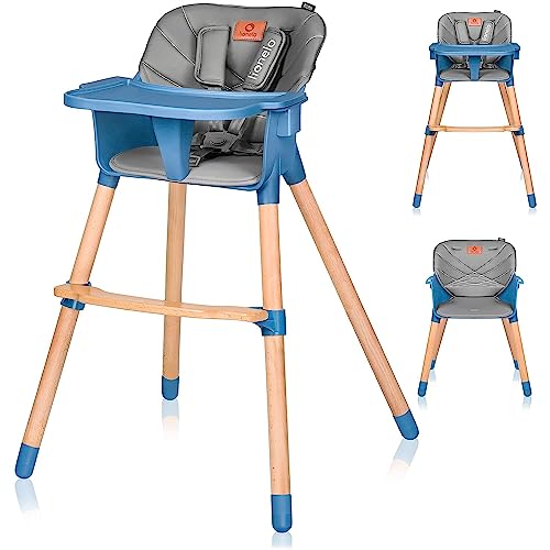 LIONELO Koen Kinder Hochstuhl 2in1 verstellbarer Stuhl...