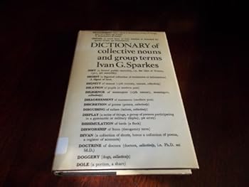 Hardcover Dictionary of collective nouns and group terms Book