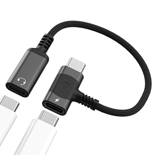 USB CXvb^[ iPhone 17 16 15 Pro Max[d Type CP[u wbhzWbN I[fBIA_v^[ (2in1) fA|[g dbwbhZbg Android Applep Samsung Galaxy DAC