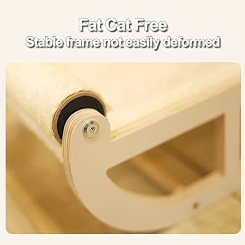 Sofá De Rede Para Gatos De Madeira, Cama Para Animais De Estimação Em Forma De Trenó, Cadeira De Bal