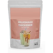 35.27oz Milk Shake Thickener | Stabilizer | Thick and Shiny Texture | 100% Vegan | Creates Creamy, Foamy & Smooth Shakes | Enhances Texture & Consistency | Ideal for Cold Beverages 1 Kg