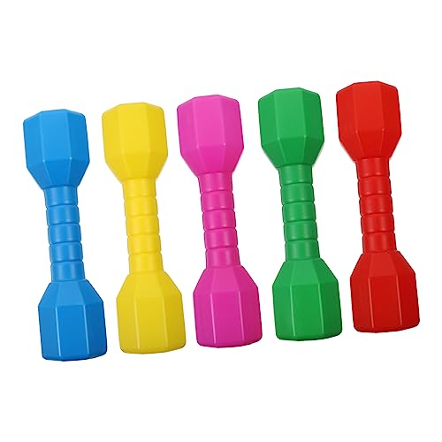 ADOCARN 5 Piezas De Mancuernas De Fitness Para Pequeños Juguetes Ajustables Para Pequeños Juguetes Iluminados Juguetes De Entrenamiento Para Minicontenedor De Juguetes Con