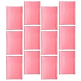 Artibetter 100 Sobres de Envío Acolchados Rosa Burbujas Gruesas, Diseño Autoadhesivo y Resistente a Pinchazos para Embalaje en Tienda Online y Paquetería