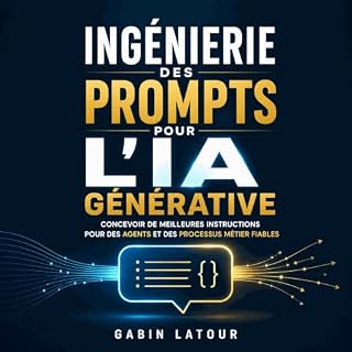 Page de couverture de Ing&eacute;nierie des prompts pour l&rsquo;IA g&eacute;n&eacute;rative : Concevoir de meilleures instru