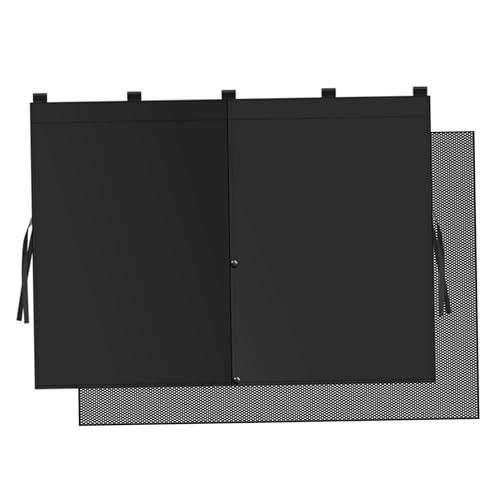 Pare-soleil pour fenêtre de voiture magnétique rideau maille polyester occultant