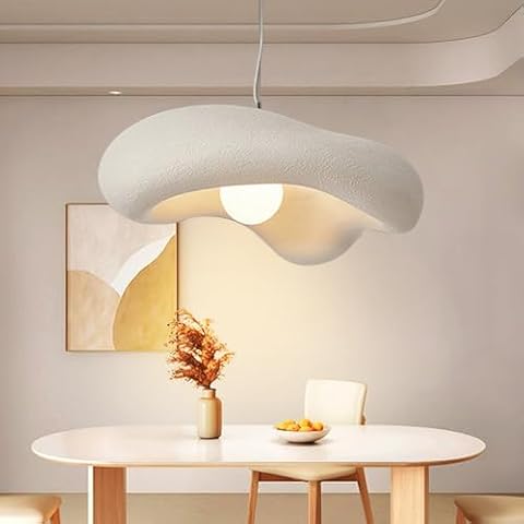 Nowoczesna Lampa Wisząca Kreatywne Lampy Wiszące Kwiatowe Wisząca Lampa Wabi-Sabi Lampa Stołowa E27 Nordycki Żyrandol Do Sypialnia Pokój Dzienny Jadalnia Kuchnia Pokoju Dziecięcego Brązowy,60cm