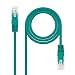 Produktbild Nanocable 10.20.0401-GR - Ethernet Netzwerkkabel RJ45, Cat.6 UTP AWG24, 100% Kupfer, grün, 1.0 mts