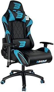 BraZen Venom Esports Elite PC Office Computer Professional Ergonomic Gaming Chair - Blue - from British Brand