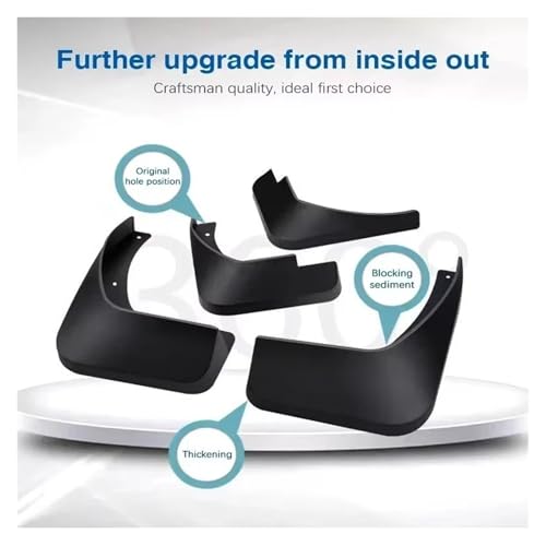 Bavettes garde boue auto VW Caddy 2005-2014 kit protection complet