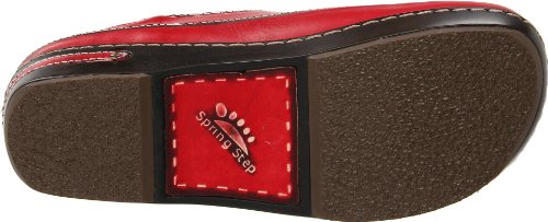 L'artiste By Spring Step Women's Burbank Mule, Red, 38 Eu/7.5-8 M Us #TOP3