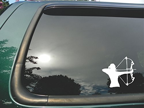 Girl Archer- Die Cut Vinyl Window Decal/sticker for Car or Truck 5