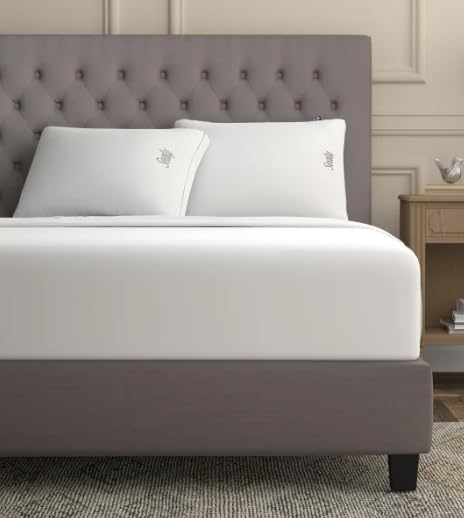 Sealy-Sterling Collection Down-Alternative Pillow, 2-Pack - 400 Thread Count Tencel™ & Cotton Cover Blend (18in x 26in) - Image 3