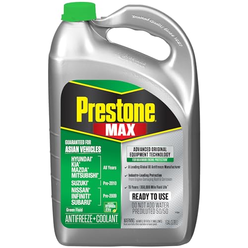 Prestone MAX Asian Green 50/50 Antifreeze Automotive Coolant...