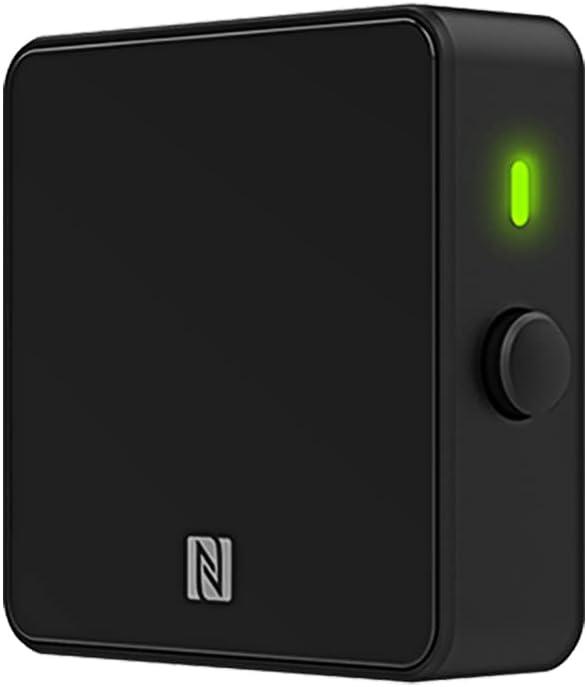 H2 Lossless Bluetooth Receiver, Supports LDAC/aptx/aptxHD/AAC and System Platform USB DAC, NFC One-Touch Pairing, Dual Hi-Res Certified for Android, Windows, Mac OS, iPad OS System (Black)