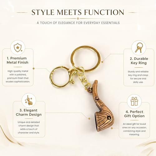 Image of Storite Metal Keychain for Men & Women | Premium Decorative Key Ring | Stylish Key Holder for Car, Bike, Home & Office Keys