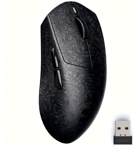 Image of ZORNHER X Mloong MX301 PRO Lightweight Gaming Mouse,Up to 26000 DPI, Wireless,Carbon Fiber Texture Finish,PAW 3315,60g,500mAh Battery,Small Mouse with Anti-Slip Grip,Wired /BT /2.4GHz for PC,FPS