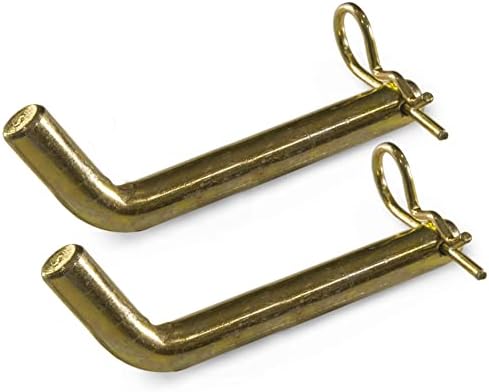 Ohio Diesel Ps 4” Inch Bent Trailer Hitch Pin x 5/8” Diameter for 2.5” and 3” Receivers Class 5 (2-Pack), 4'' (2-Pack)