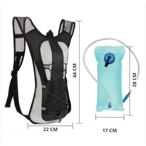Mochila Bolsa Hidratação 2 Litros Esporte Corrida Ciclismo Track Corrida