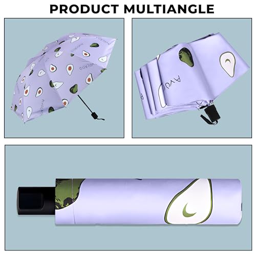 Image of Kraptick Printed Travel Umbrella for Rain, UV, Wind Proof, Water-Proof Umbrella for Men /Women /Boys /Girls /Kids (UMBR-02)
