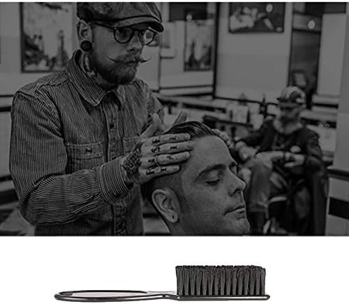 4 Pcs Fade Brush Clipper Blade Cleaning Brush Trimmer Barber Cleaning Brush Tool Beard Brush Nylon Hair Styling Brush Tool Comb Scissors Cleaning Brush,black