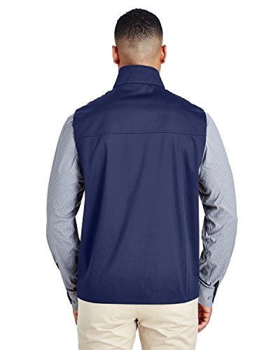 Ashe City Men's Three-Layer Knit Tech-Shell Quarter-Zip Vest, True Royal, 3X-Large #TOP1