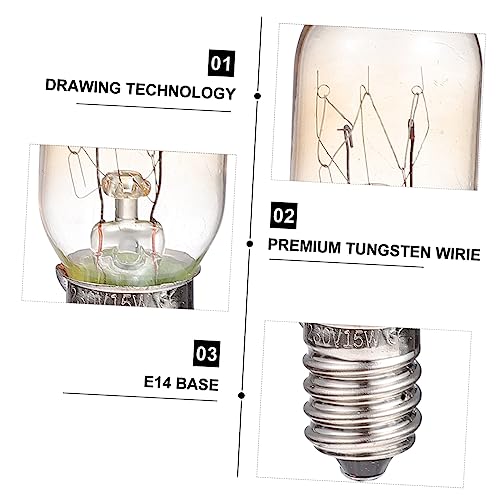 DOITOOL 3 Peças De Luz De Geladeira LED Edison Lâmpadas De LED Lâmpadas De Eletrodoméstico Substitui