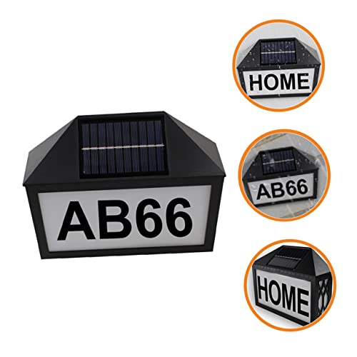 Lampe solaire de maison adresse avec LED résistante aux intempéries extérieure - 2