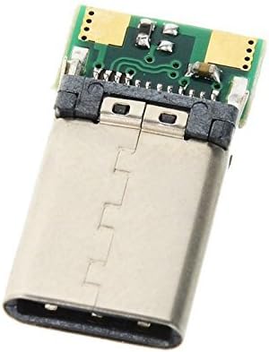 chenyang USB C DIY Connector USB 3.1 Type C 24Pin Male Plug Port Repair Replacement Solder Adapter with PCB Board