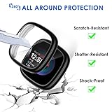NANW 4-Pack Screen Protector Case Compatible with Fitbit Sense 2/Versa 4, Soft TPU Plated Bumper Full Cover Protective Cases for Versa 4/Sense Smartwatch [Scratch-Proof] - Image 3