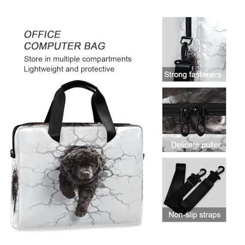 Bolso maletín para laptop 15.6 pulgadas negro miniatura 6