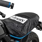 Louis Motorrad Sitzbankabdeckung, Roller Sitzbezug, Sitzbank-Regenschutz für Motorrad, wasserabweisend, UV-Schutz, reißfest, mit Gummizug, integrierte Aufbewahrungstasche, Roller & Moped Zubehör (L)
