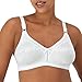 Bali Women's Double Support Spa Closure Wire-Free Bra, White, 36C