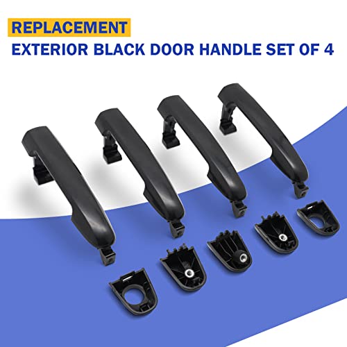 X4Xz 4Pcs Front Rear Left Right Exterior Door Handle Driver Passenger Side For 2006-2010 Hyundai Sonata 826513K000 #TOP5