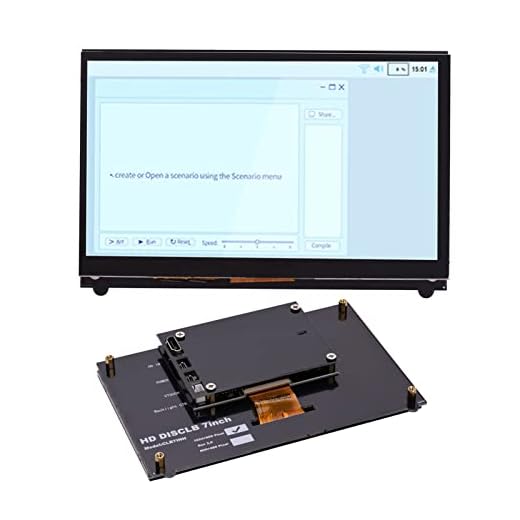 Touchscreen IPS 7 Pollici, Touchscreen Pi, Schermo Pi Ad Alta Definizione per Tutte le Versioni di (1024x600)