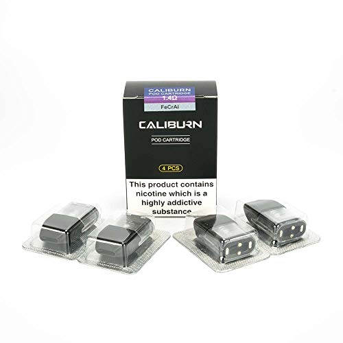 (4-Pack) Authentic Uwell Caliburn Replacement Pod Cartridge