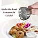 Falafel Maker Press Donut Shape (With Hole) Stainless Steel Premium Quality Professional Middle Eastern Kitchen Tool Meatball Mold Scoop 2.3 Inch (5.5cm) Diameter (1)