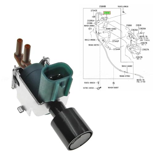 Vanne de commande de vide 25860-30070 à commutation rapide