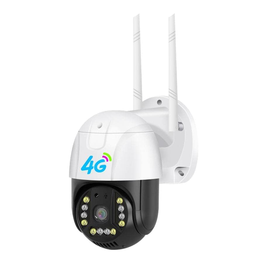All New 4g Bullet Camera Outdoor WiFi 1080p Motorized Pan/Tilt Camera,Color Night Vision,
