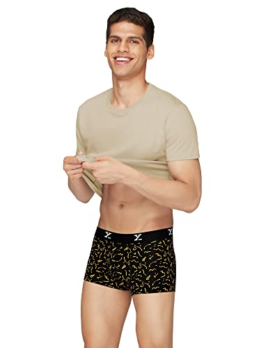 Image of XYXX Men's CloudSoft Modal Printed Trunks| Snug Fit, 4-Way Stretch & No-Marks Waistband Underwear for Man