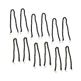 NULYLU 12個 ブーツ スト レギンス 便利 ブラウジング スト 靴 固定 ロープ ブーツ 用品 ブラウジング ロープ 多機能 ブラウジング スト ブーツ 伸縮性 ロープ 軽量 ブーツ ロ