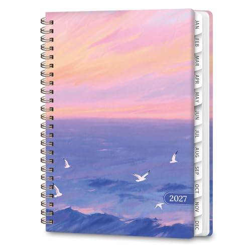 2027 Planner, Weekly and Monthly Calendar Planner Book, A5(6.3'' x 8.5'')