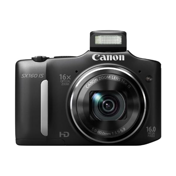 Canon PowerShot SX160 is Digitalkamera (16 MP, 16-Fach Opt. Zoom, 7,5cm (3 Zoll) LCD) schwarz – Bild 3