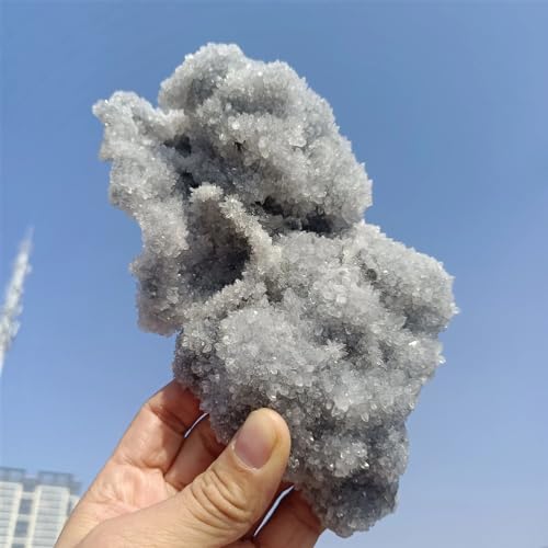 Cluster de quartz en cristal de roche naturel pour décoration de bureau 100-200g - 4