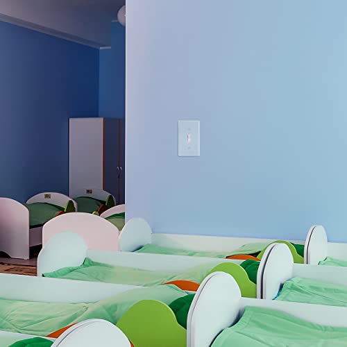 Bates- Blue Light Switch Plates, 2 Pack, Blue Light Switch Cover Plate, Blue Light Covers For Light Switch, Blue Outlet Plate Cover, Blue Light Switch Plate, Blue Light Plates Switch Covers #TOP6