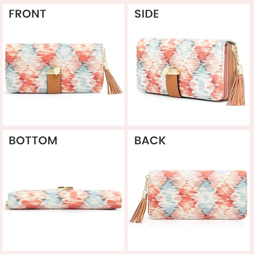 Image of Pomelo Best RFID Wallets for Women with Multiple Card Slots and Cellphone Compartment, Womens Wallet