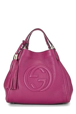 Gucci, Pre-loved Pink Leather Soho Convertible Shoulder Bag Small