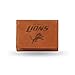 NFL Detroit Lions Embossed Genuine Cowhide Leather Trifold Leather Wallet