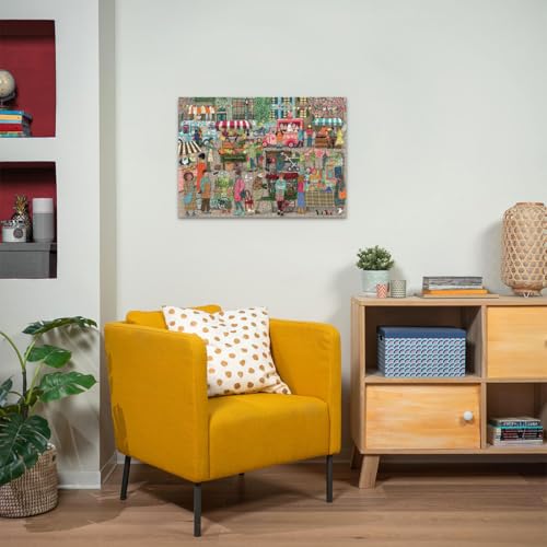 Puzzle 1000 pièces Marché de rue Ravensburger France - vue 6