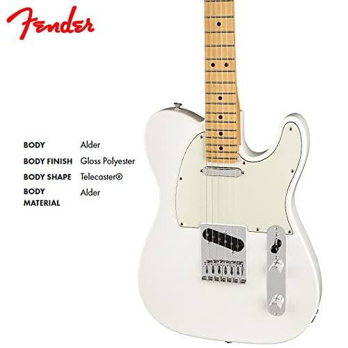Fender Player Telecaster Electric Guitar - Maple Fingerboard - Polar White #TOP3