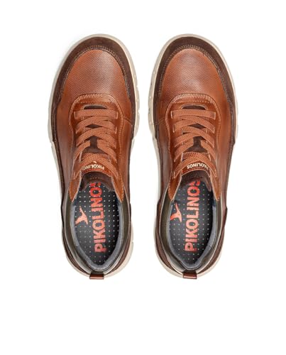 Pikolinos Para Hombre. M2L-4287C1 Zapatillas De Piel Gabanes MarróN (44), Plano, Cordones, Casual - 6